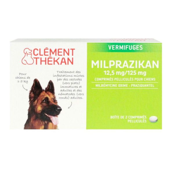 Milprazikan Vermifuge Chien Cp