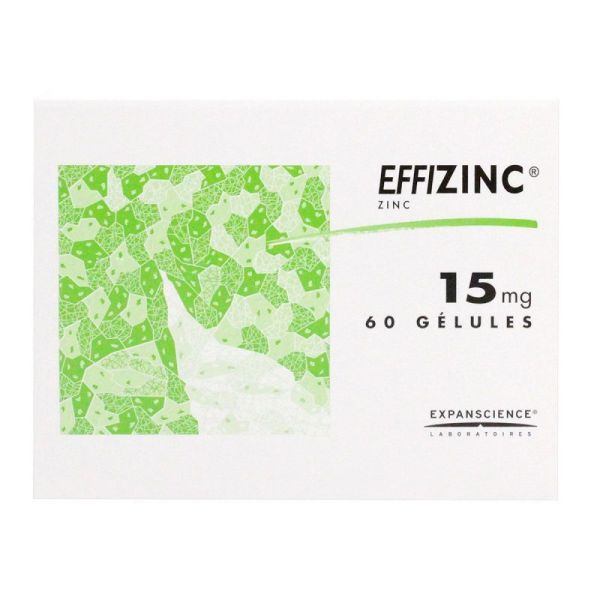 Effizinc 15mg Gelule 60