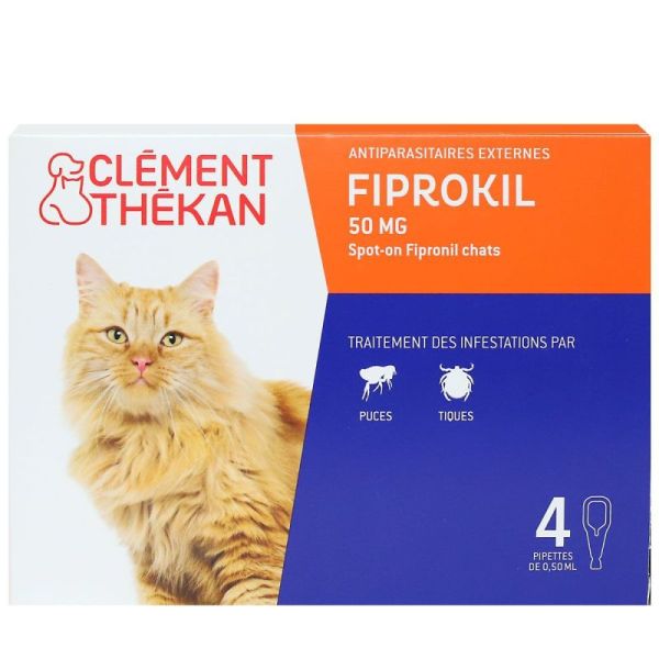 Fiprokil Chat 4 Pipettes 0,5ml