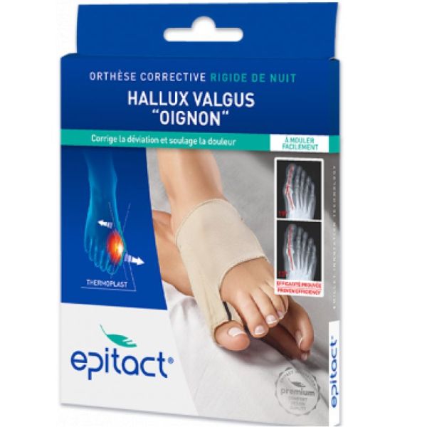 ORTHÈSE CORRECTIVE NUIT HALLUX VALGUS « OIGNON » L